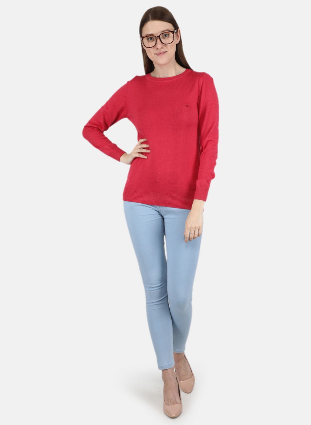 Women Pink Solid Top