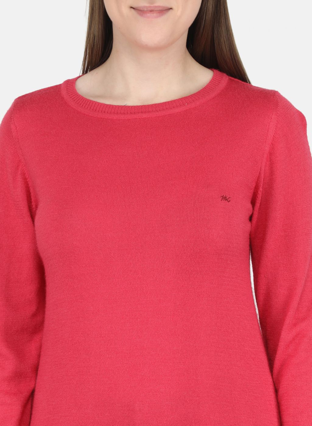 Women Pink Solid Top