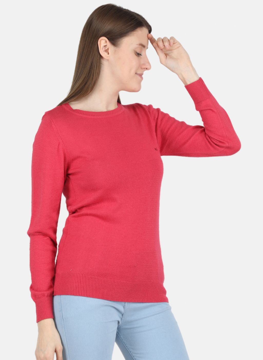 Women Pink Solid Top