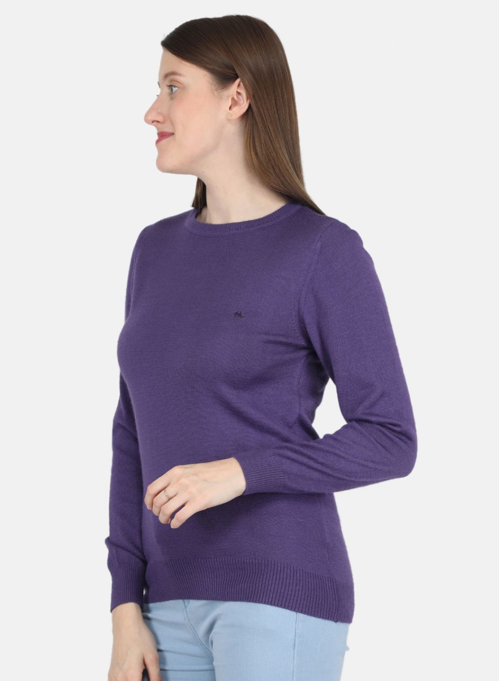 Women Purple Solid Top
