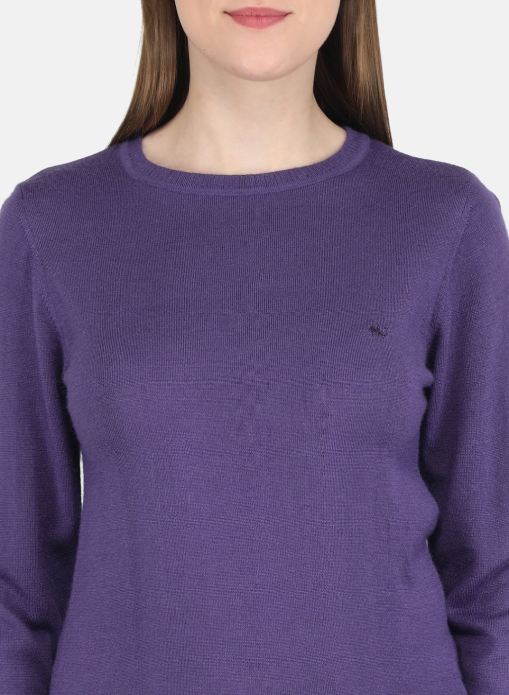 Women Purple Solid Top