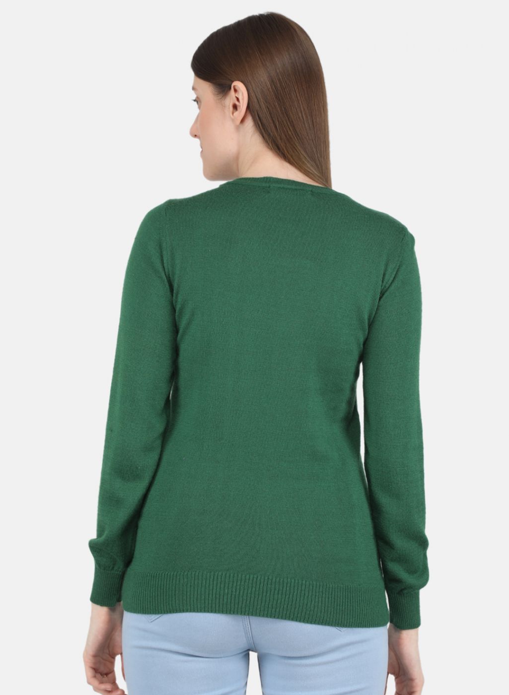 Women Green Solid Top
