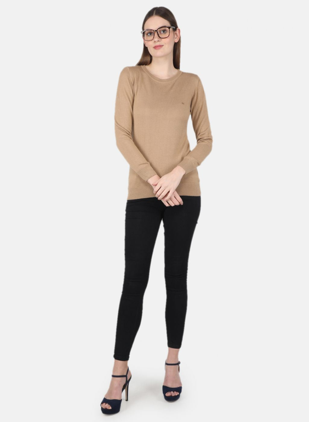 Women Brown Solid Top