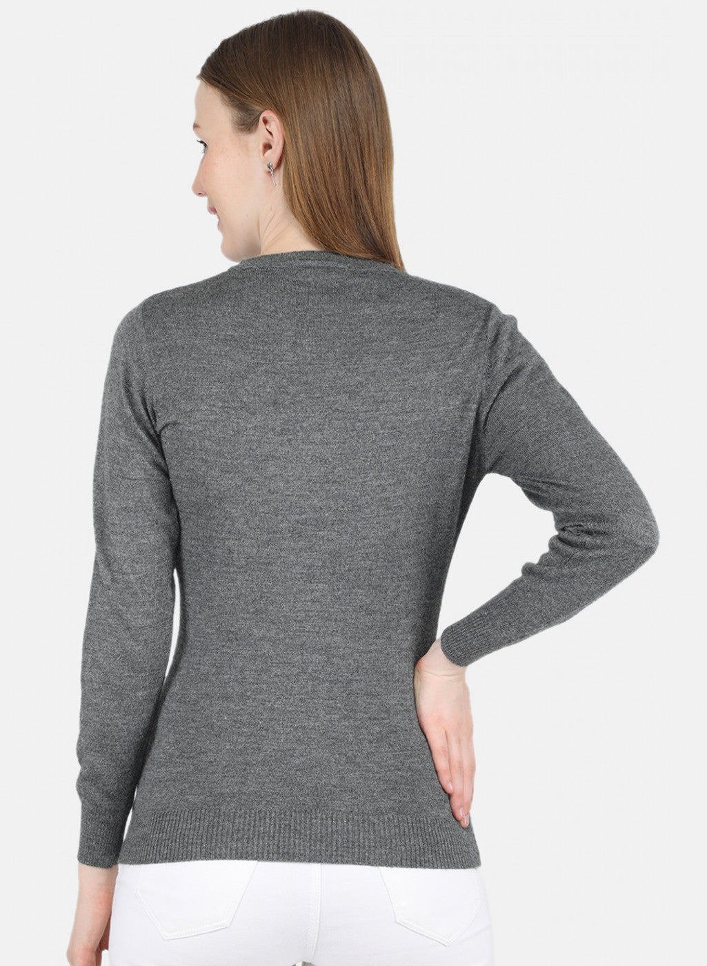 Women Grey Solid Top