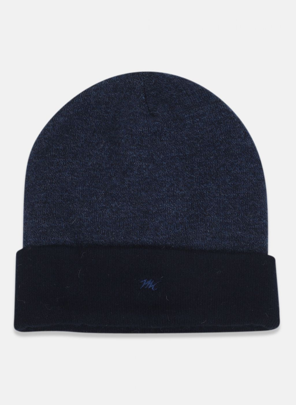 Men NAvy Blue Self Design Cap