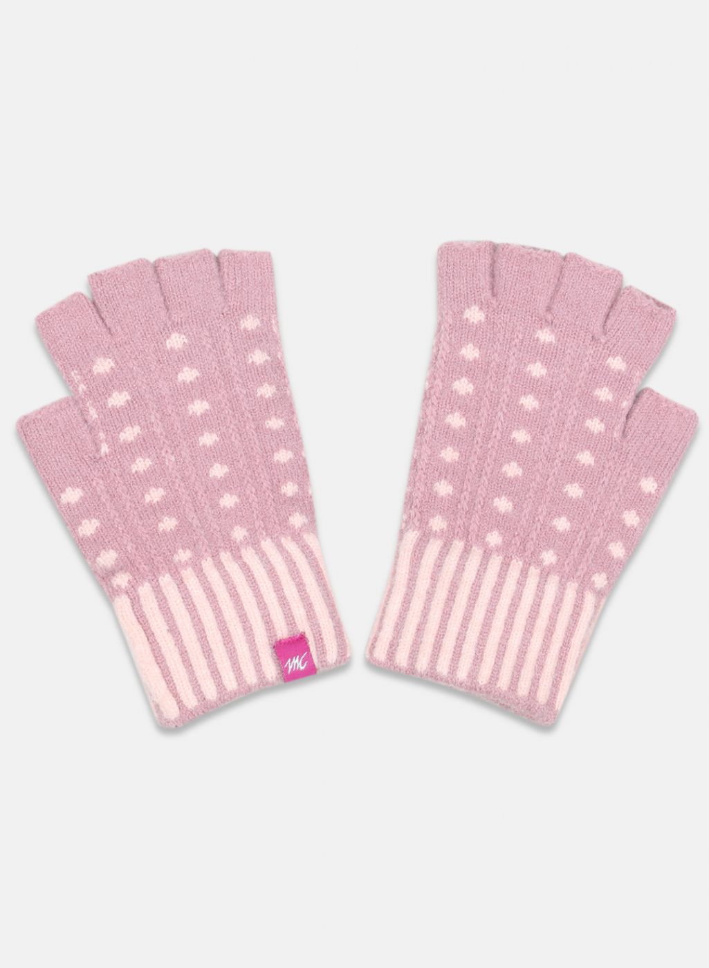 Women Pink Self Design Gloves
