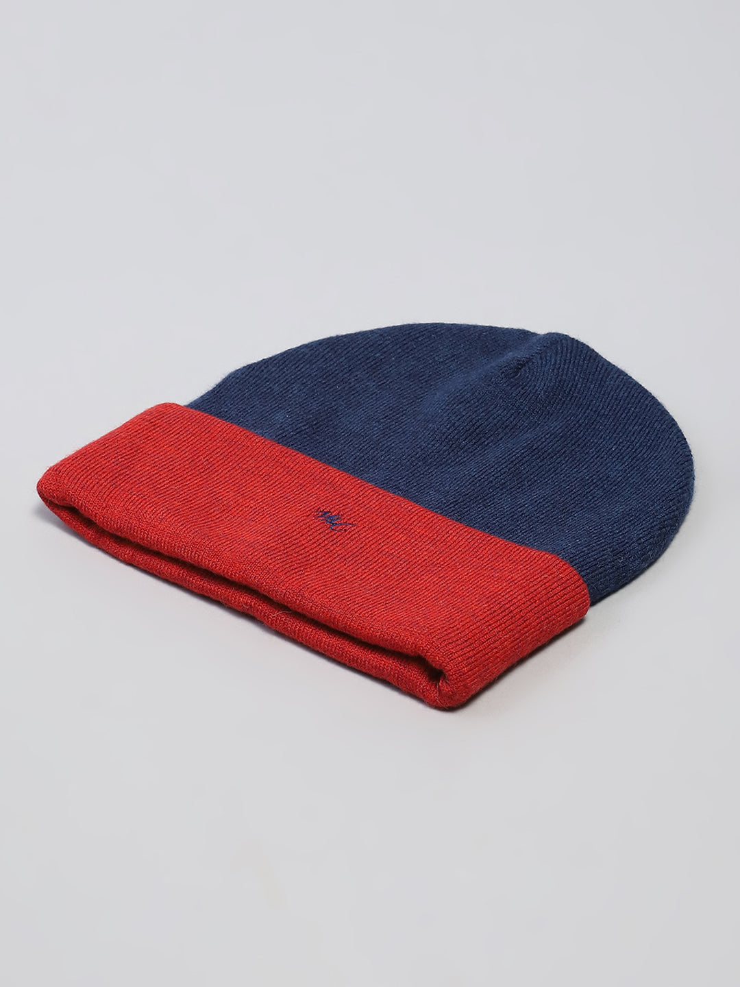 Men Maroon Self Design Cap