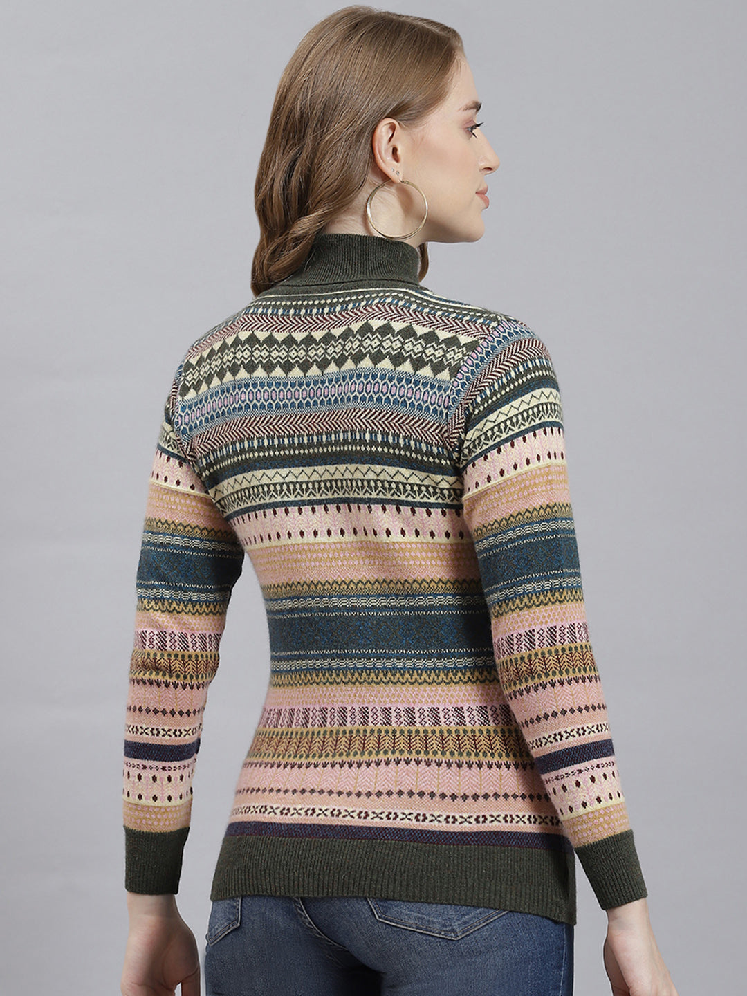 Women Multicolor Jaquard Top