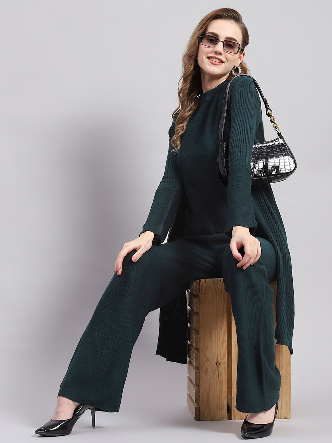 TEEL BLUE STYLISH CORDSETS
