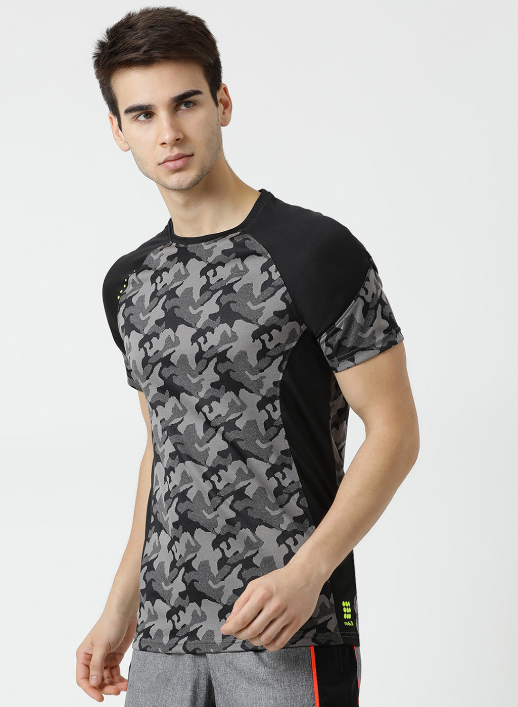 Rock.it Grey Round Neck Regular Fit T-Shirt