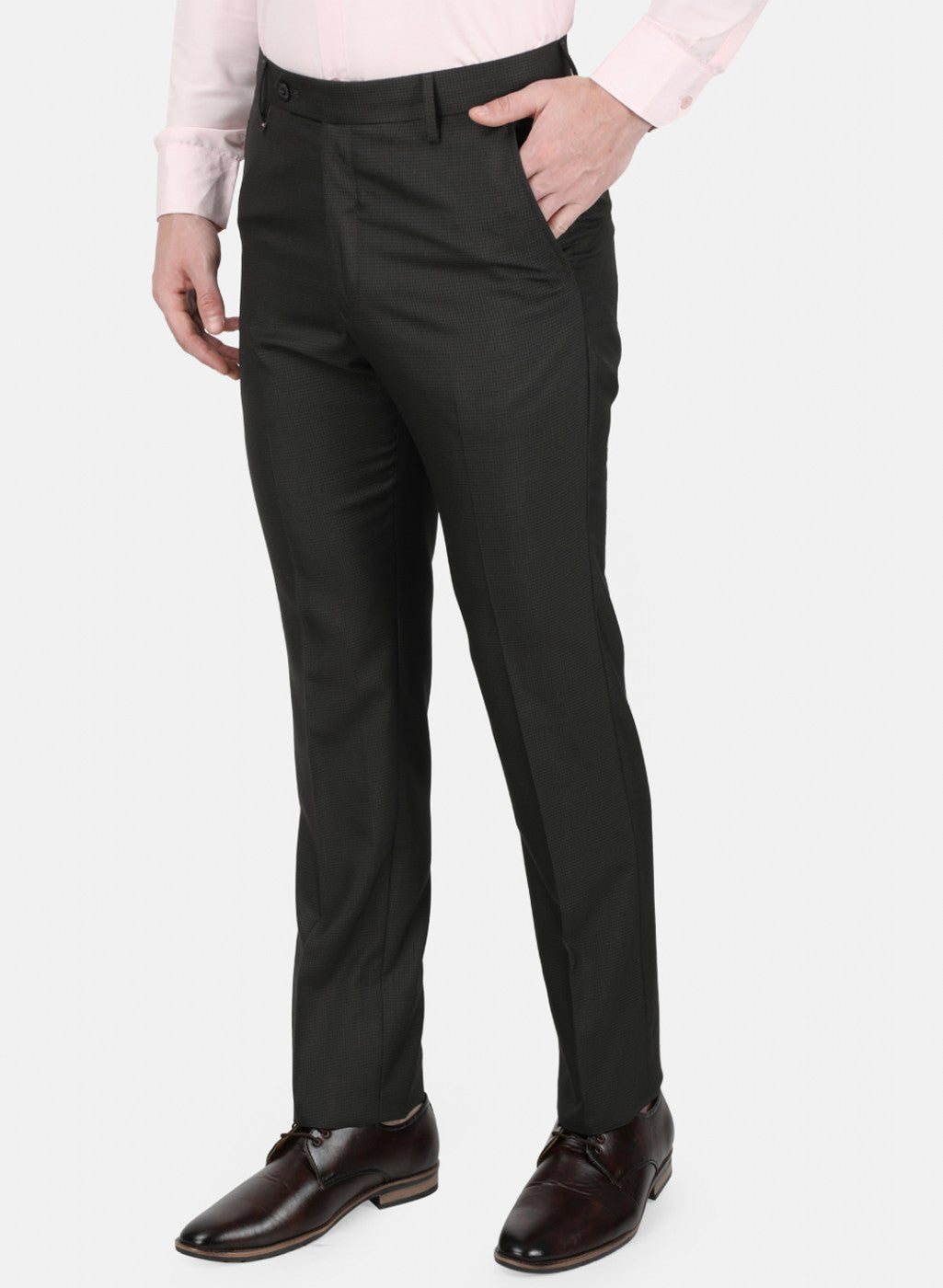 Mens Brown Smart Trouser