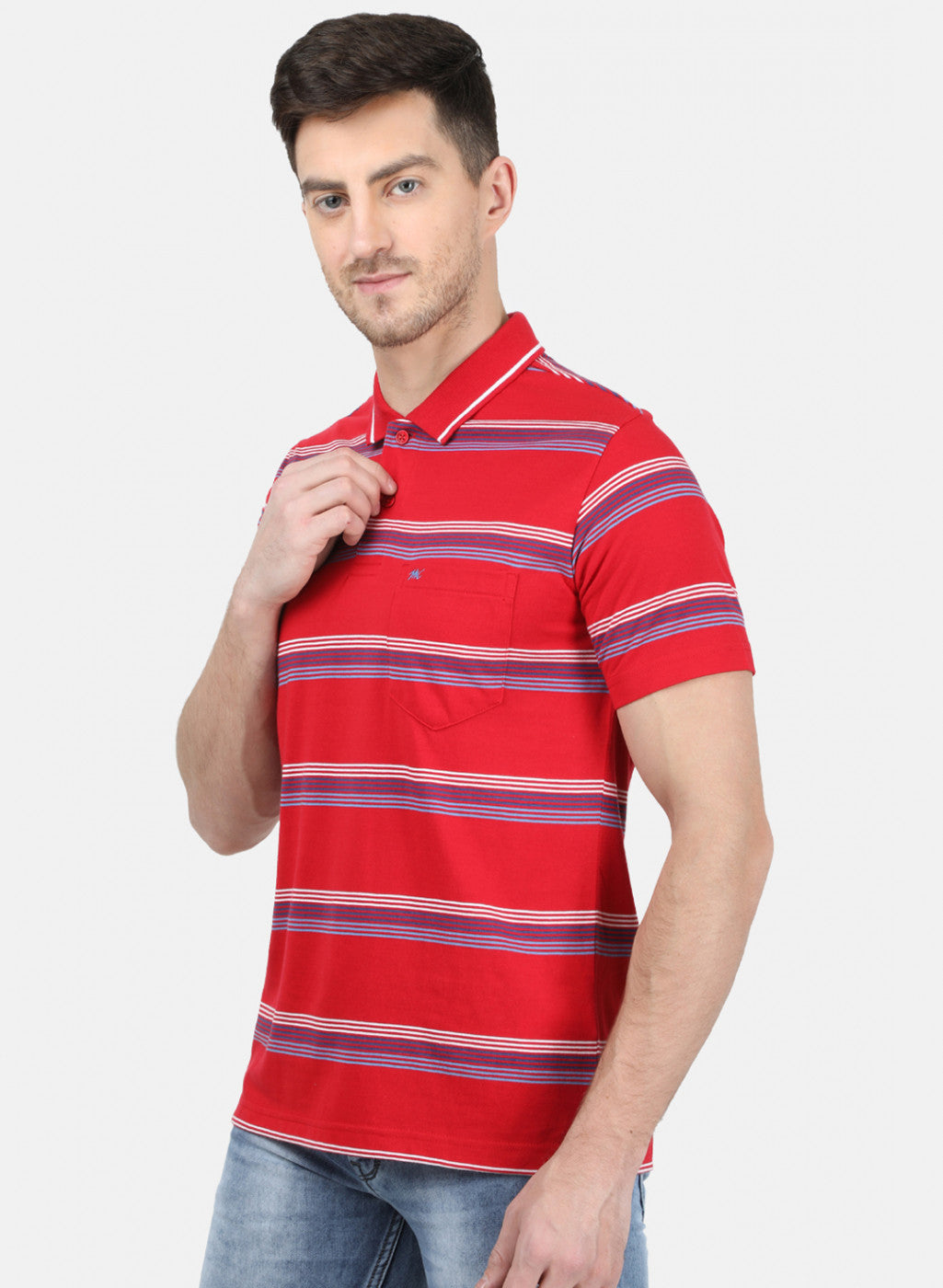 Mens Red Stripe T-Shirt