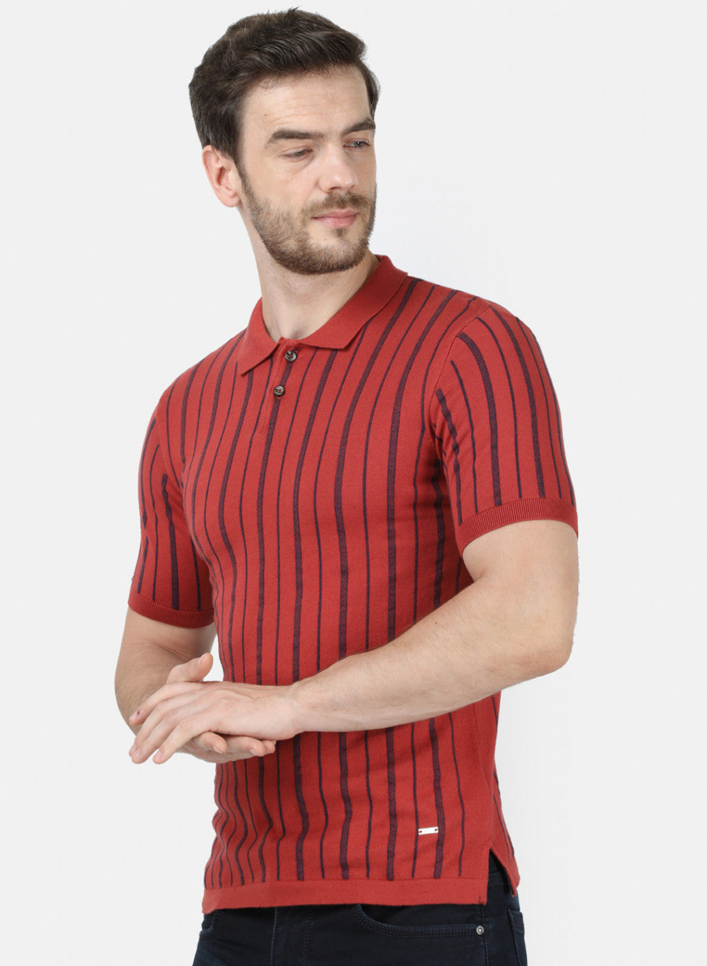 Mens Red Stripe T-Shirt
