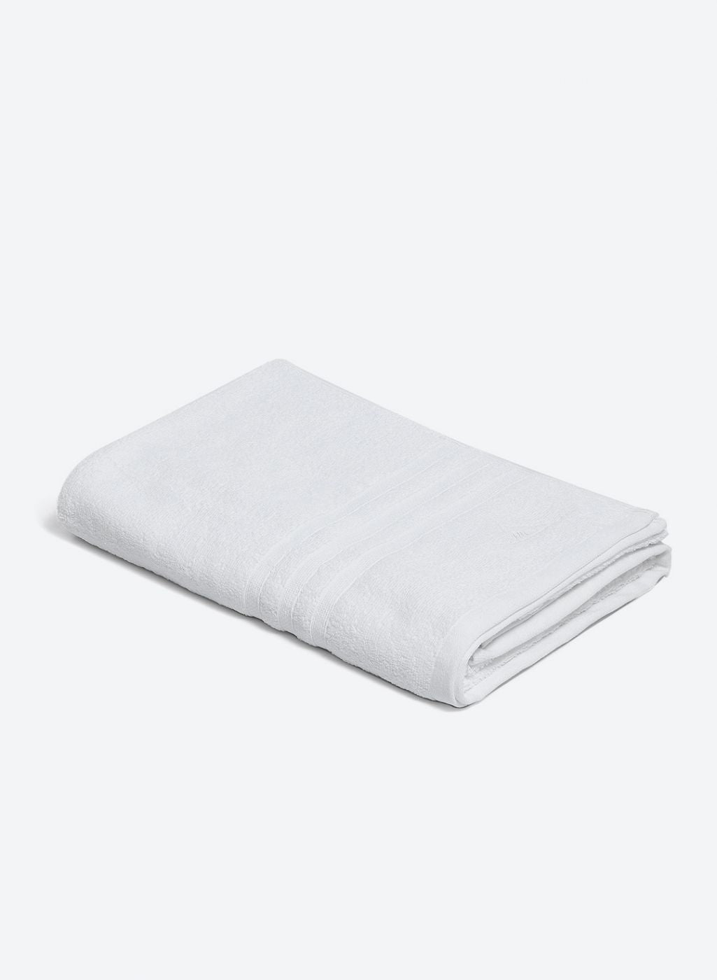 White Cotton 525 GSM Bath Towel