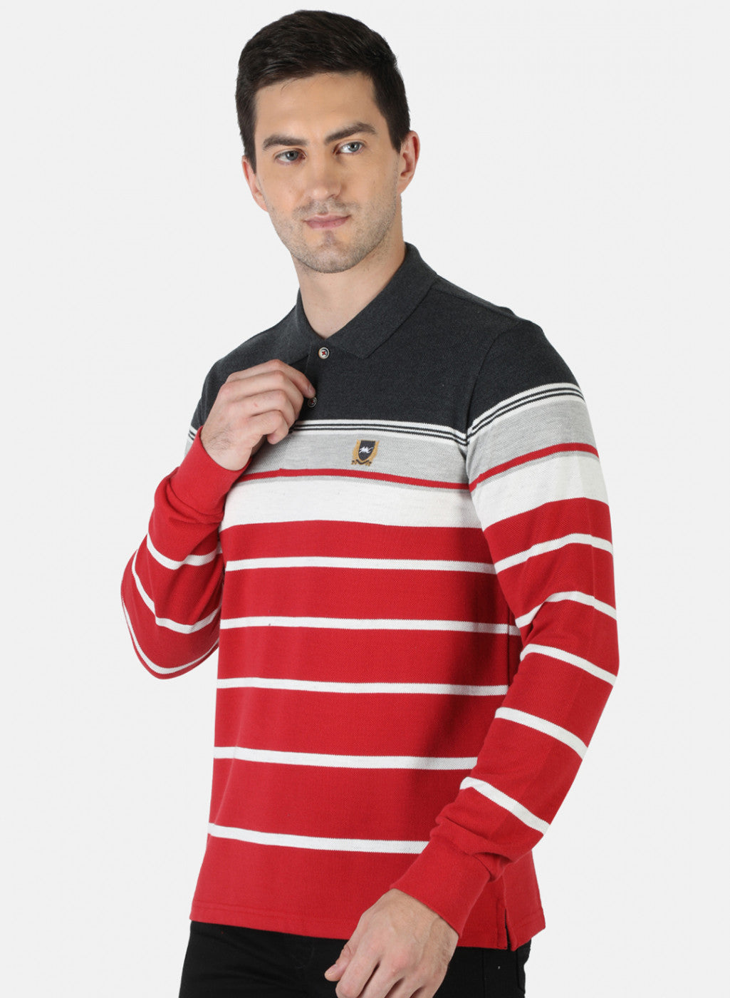 Men Red Stripe T-Shirt