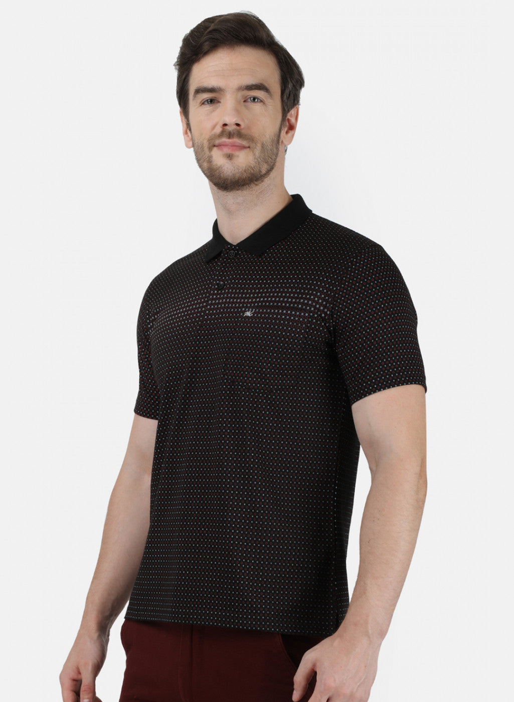 Mens Black Printed T-Shirt