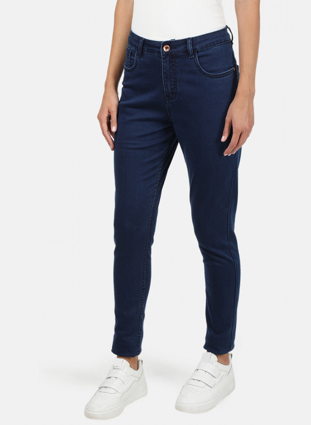 Womens Blue Slim Denim