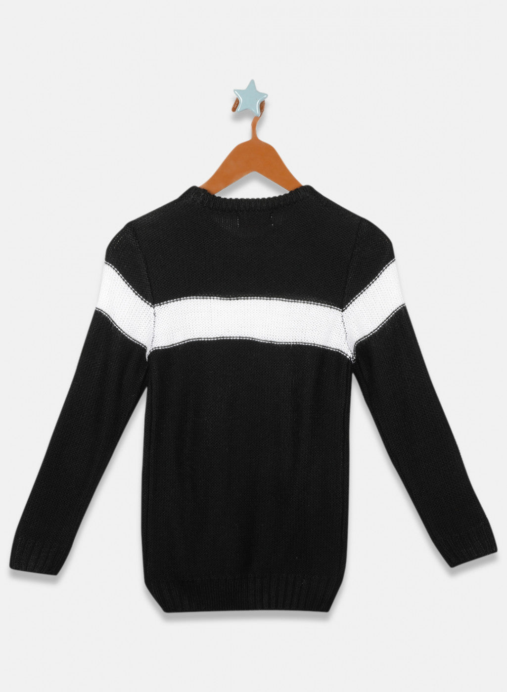 Oswal Black Boys Pullover