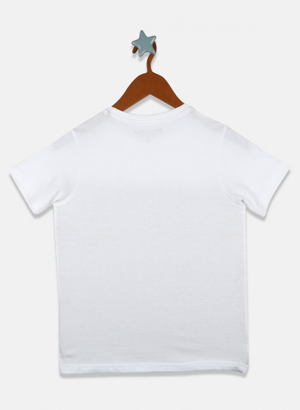 Boys White Plain T-Shirt