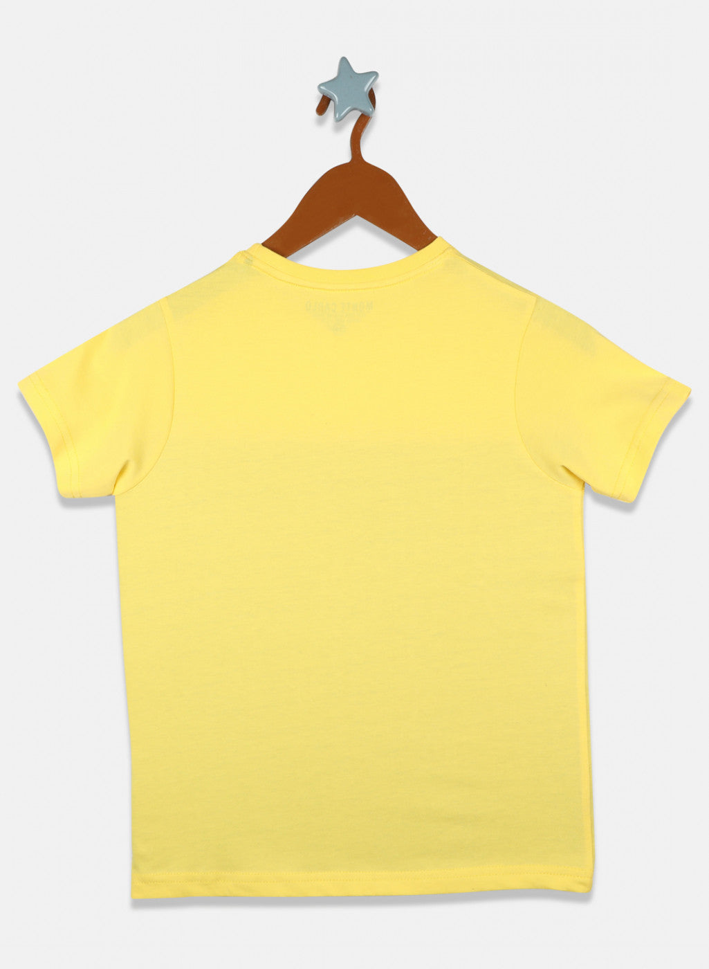 Boys Yellow Plain T-Shirt