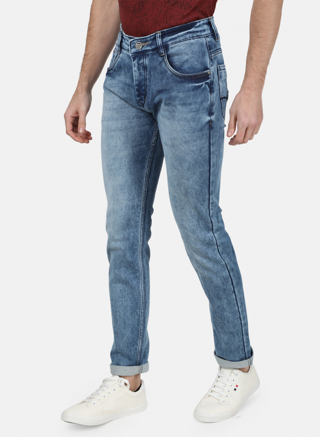 Mens Blue NArrow Denim