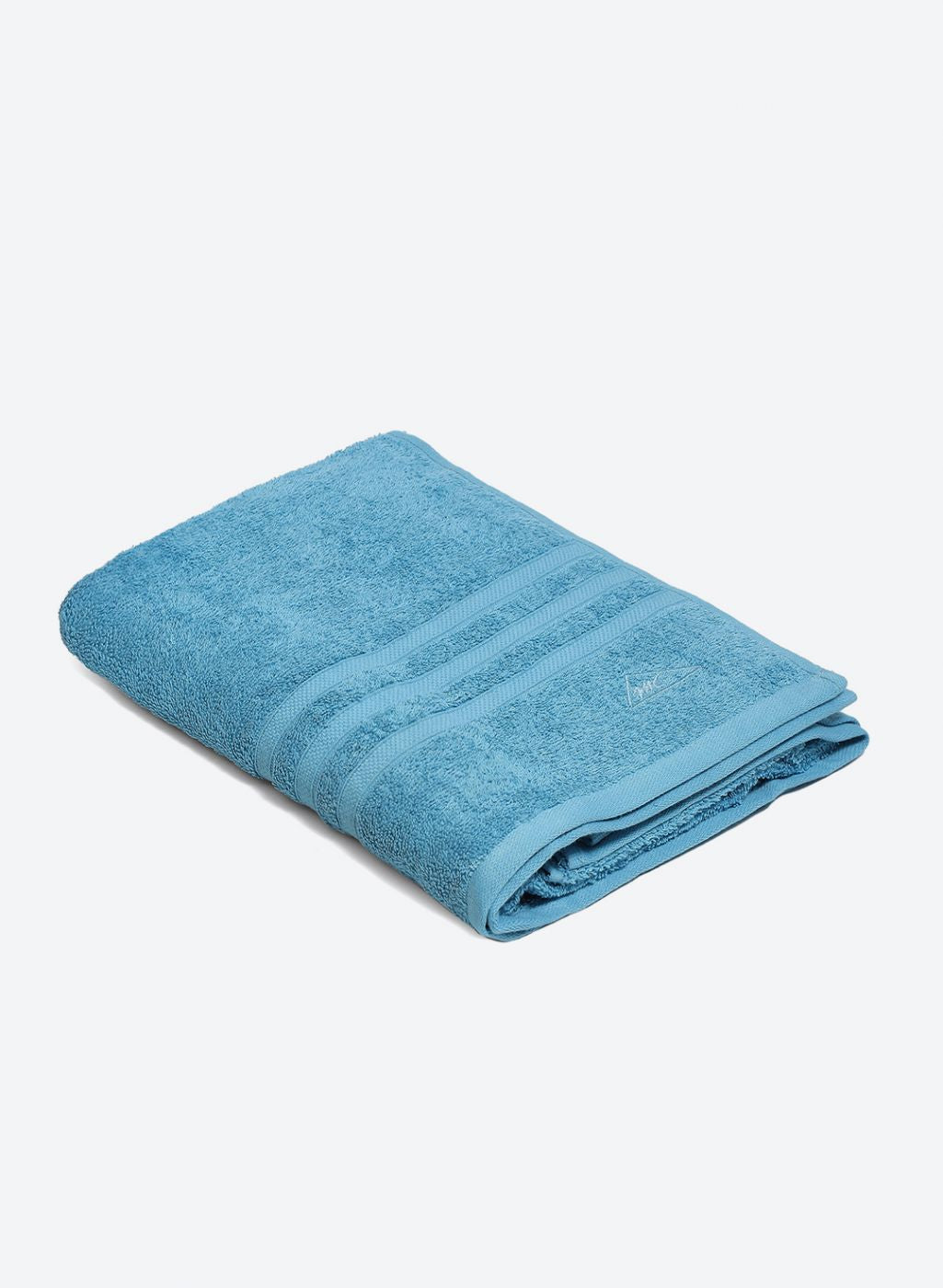 Blue Cotton 525 GSM Bath Towel