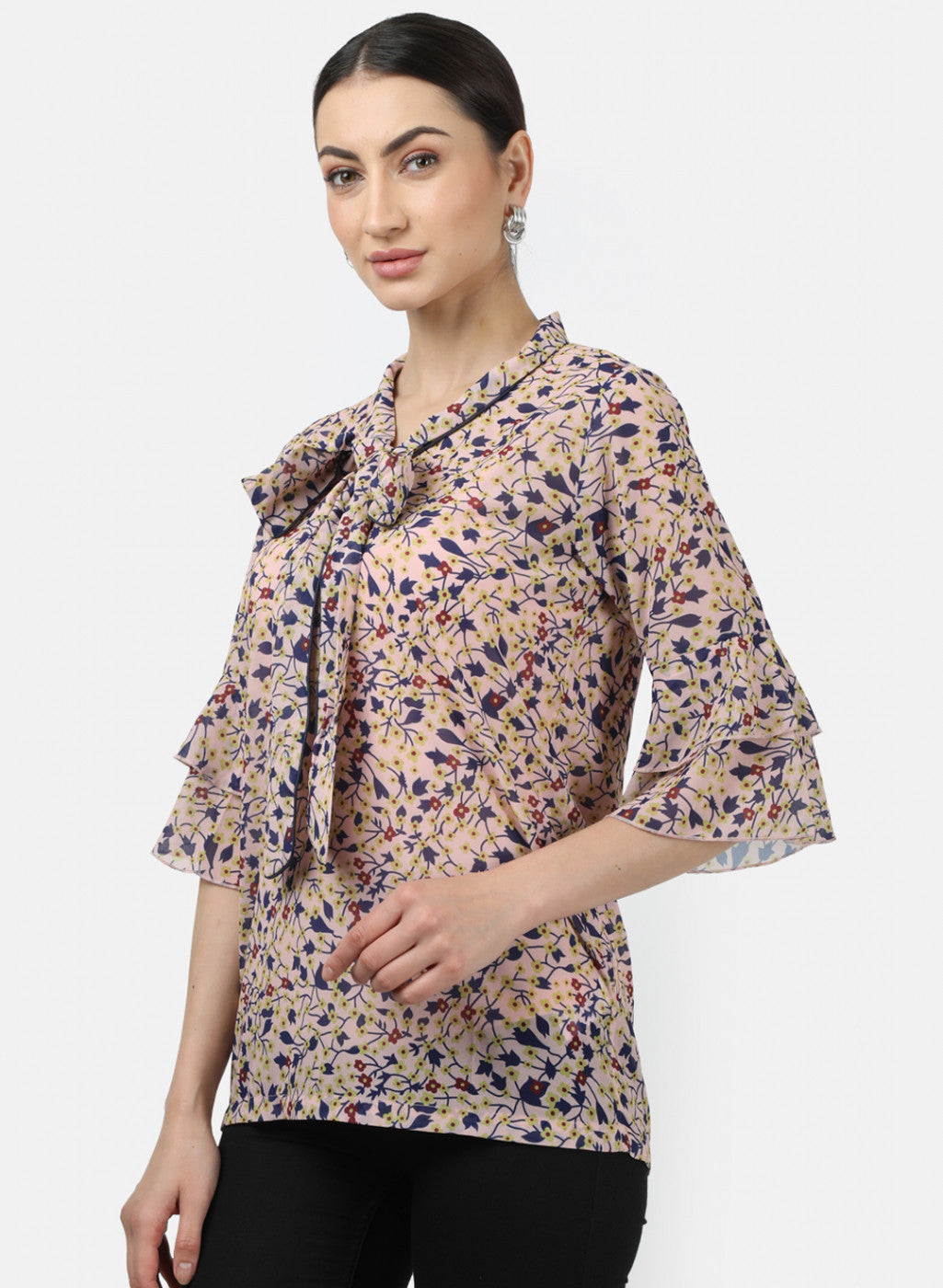 Womens Multi Color Printed Tops