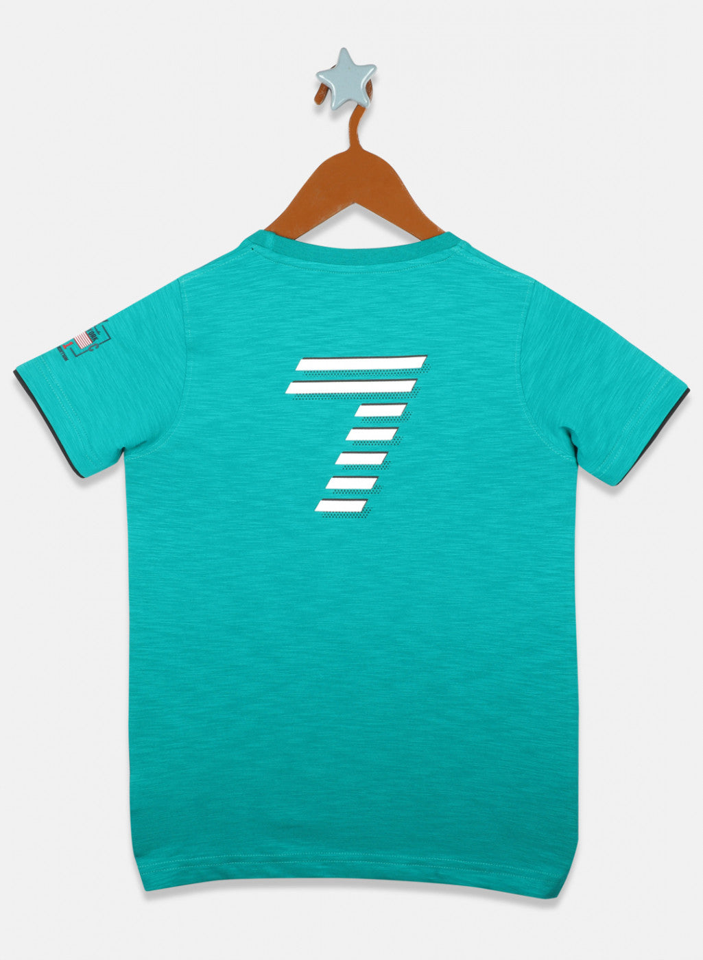 Boys Green Printed T-Shirts