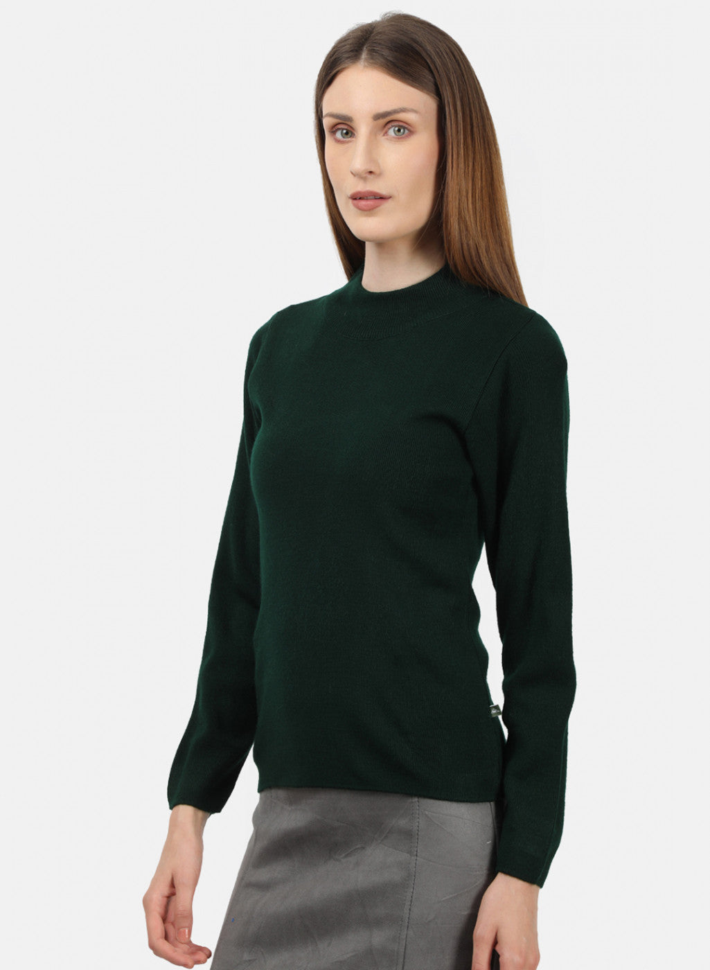 Women Green Solid Sceavy