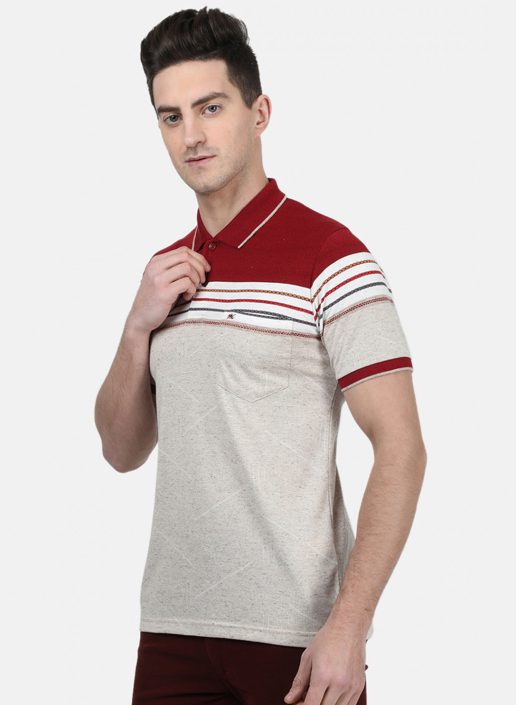 Mens Red Stripe T-Shirt