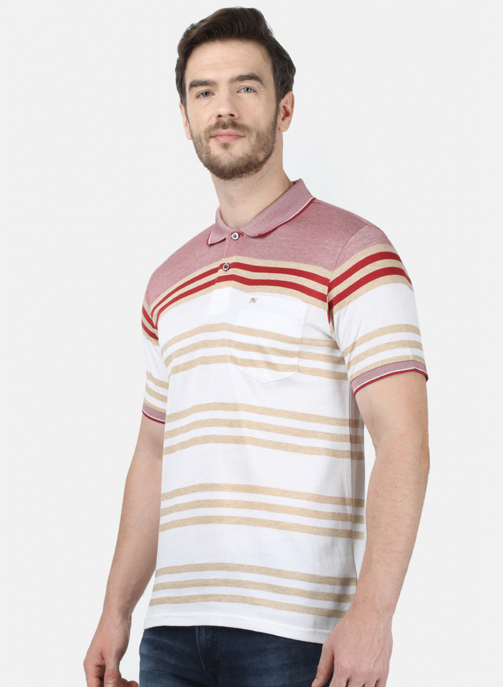 Mens Red Stripe T-Shirt