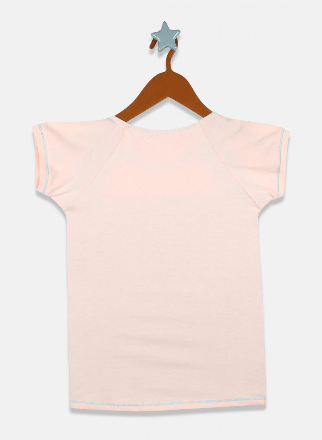 Girls Pink Printed Top