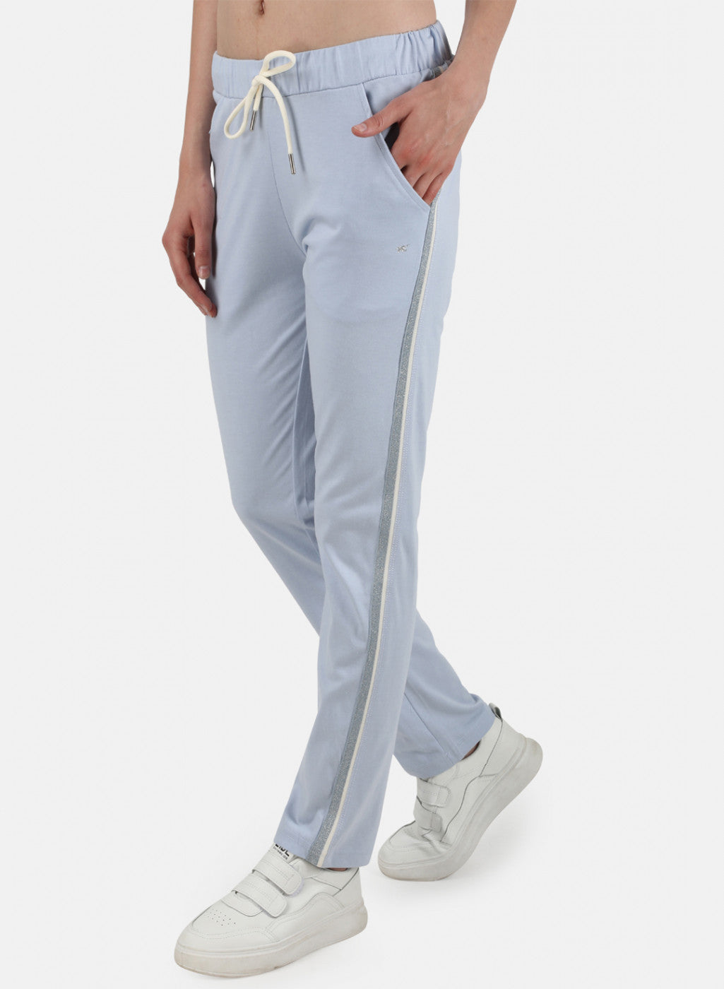 Womens Sky Blue Regular Lower