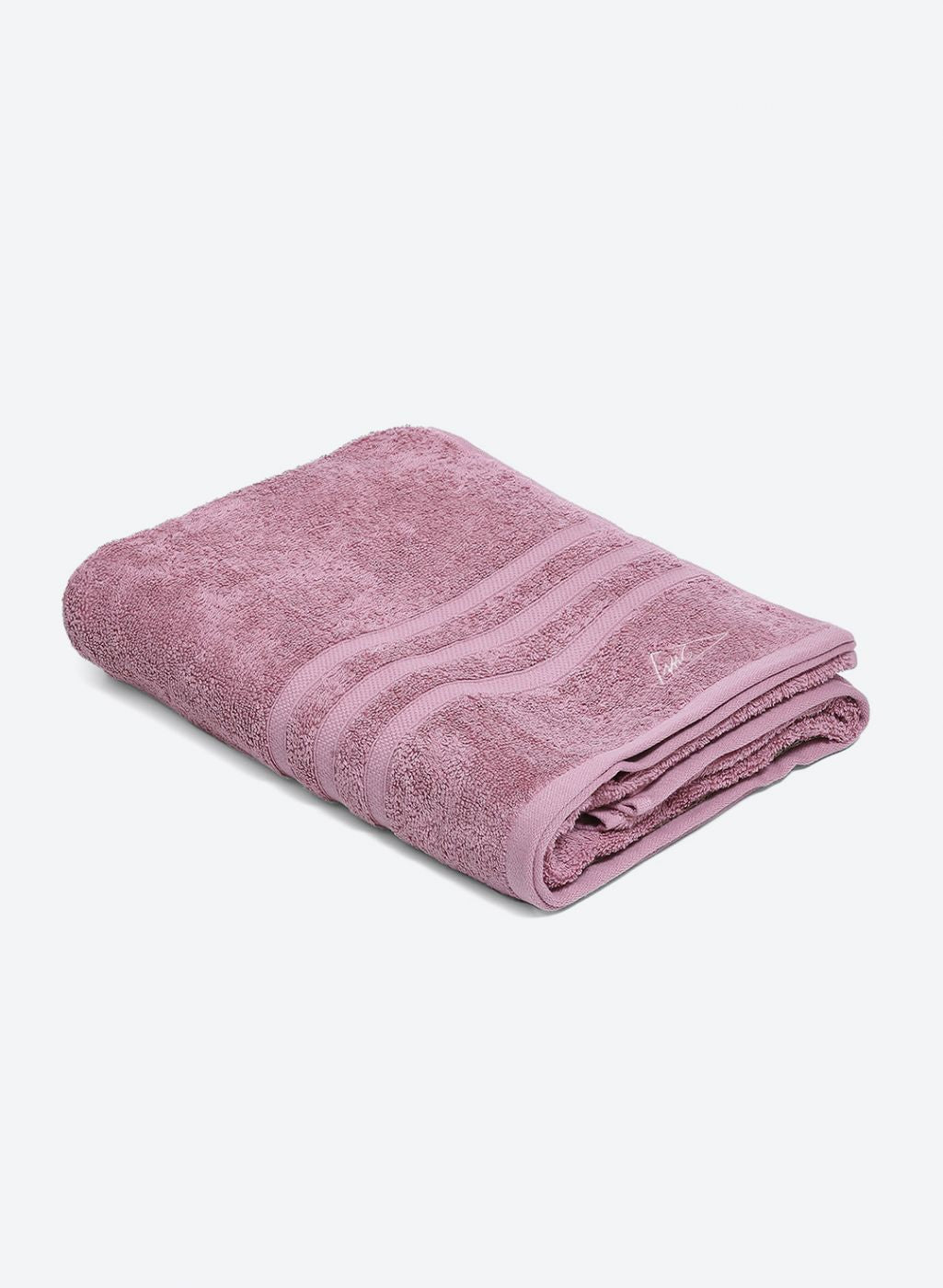 Pink Cotton 525 GSM Bath Towel