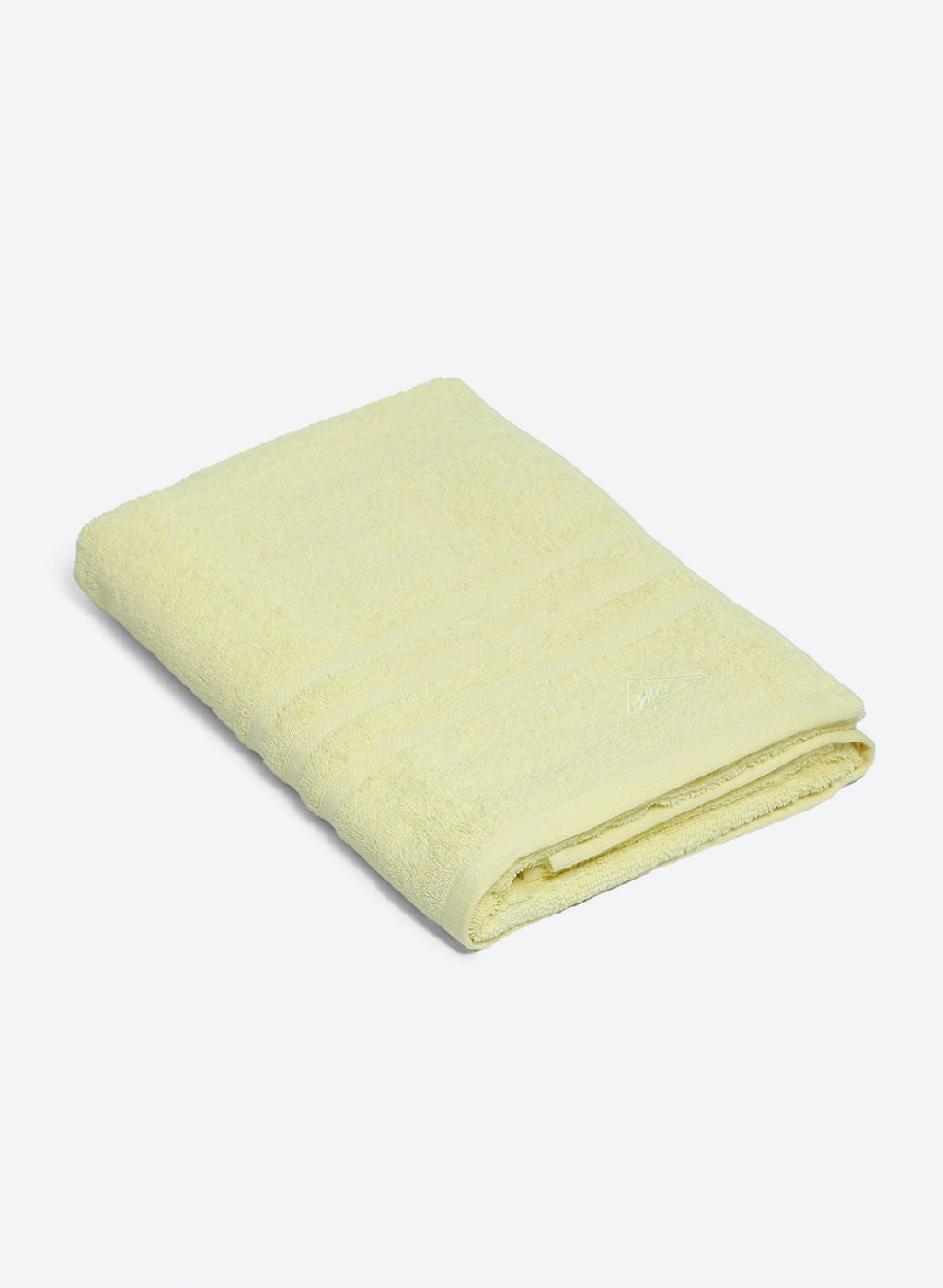 Yellow Cotton 525 GSM Bath Towel