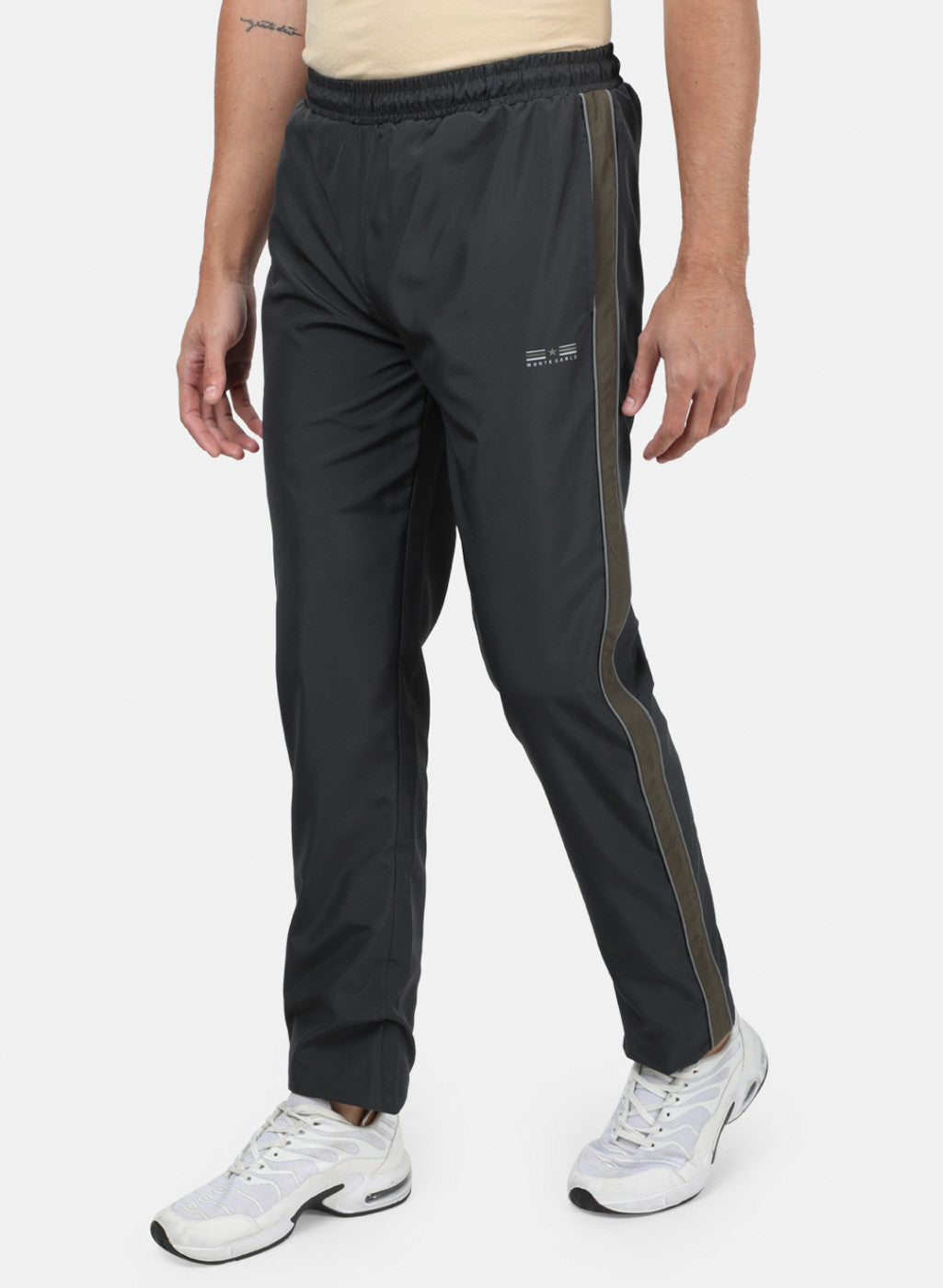 Men Grey Plain Lowers
