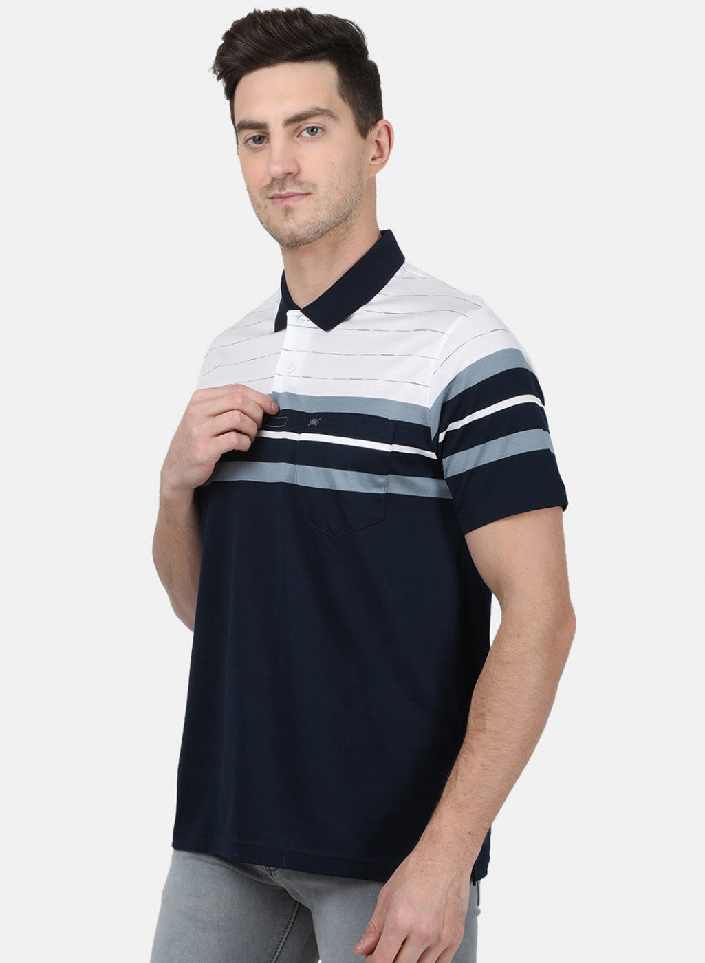 Mens Blue Stripe T-Shirt