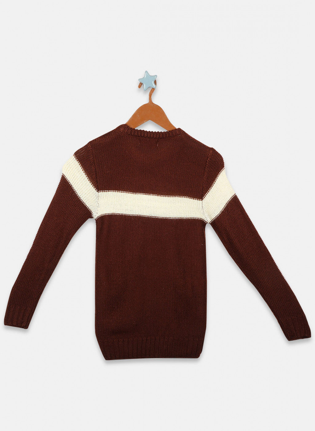 Oswal Brown Boys Pullover