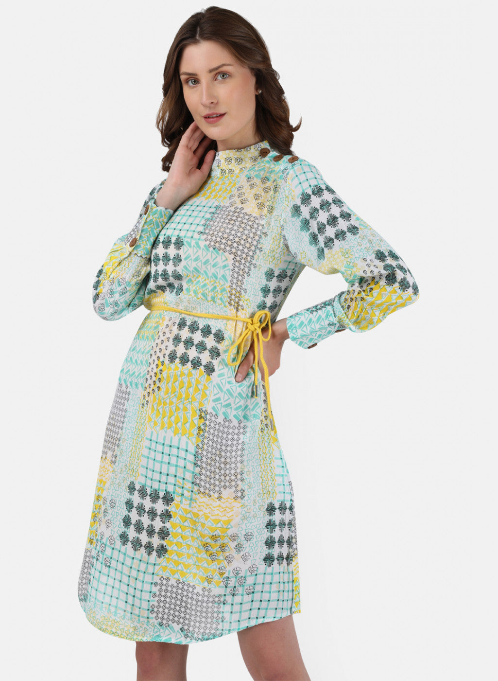 Womens Multi Color Printed Tunic