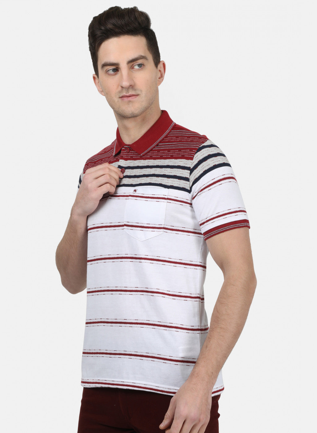 Mens Red Stripe T-Shirt