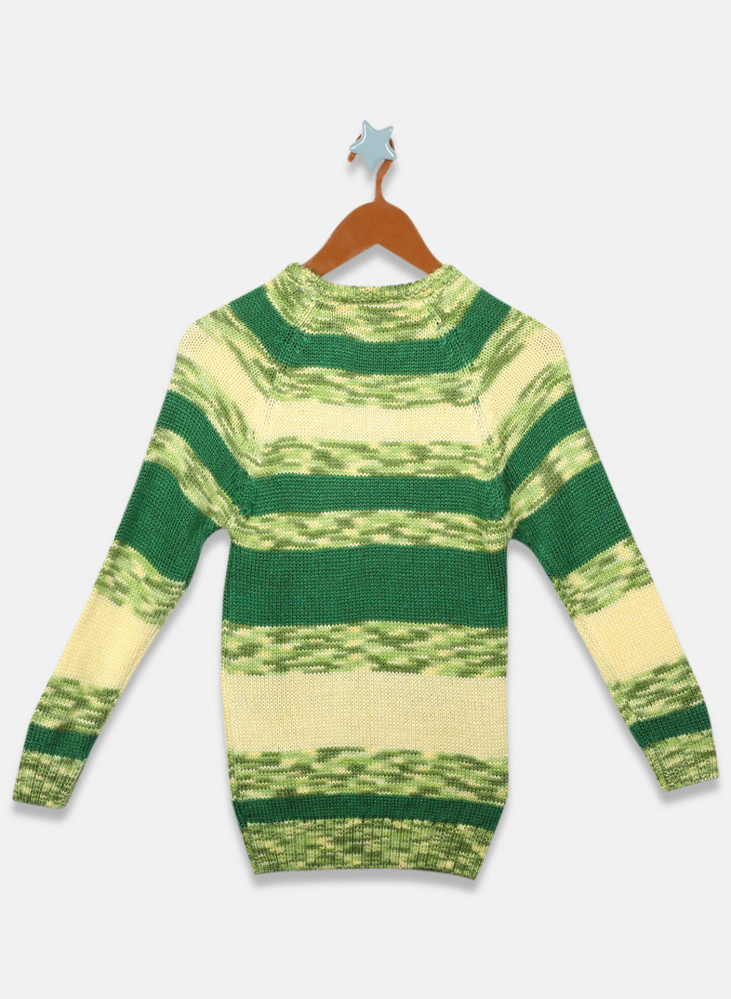 Oswal Green Girls Top