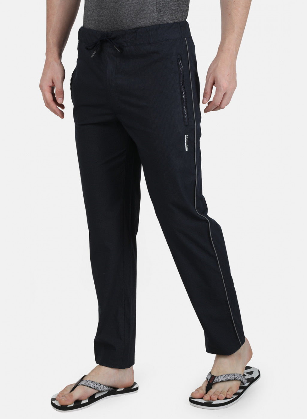 Mens NAvy Blue Printed Lowers