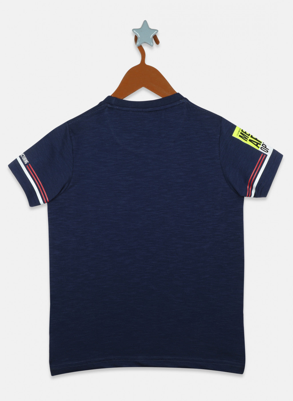 Boys Blue Printed T-Shirt
