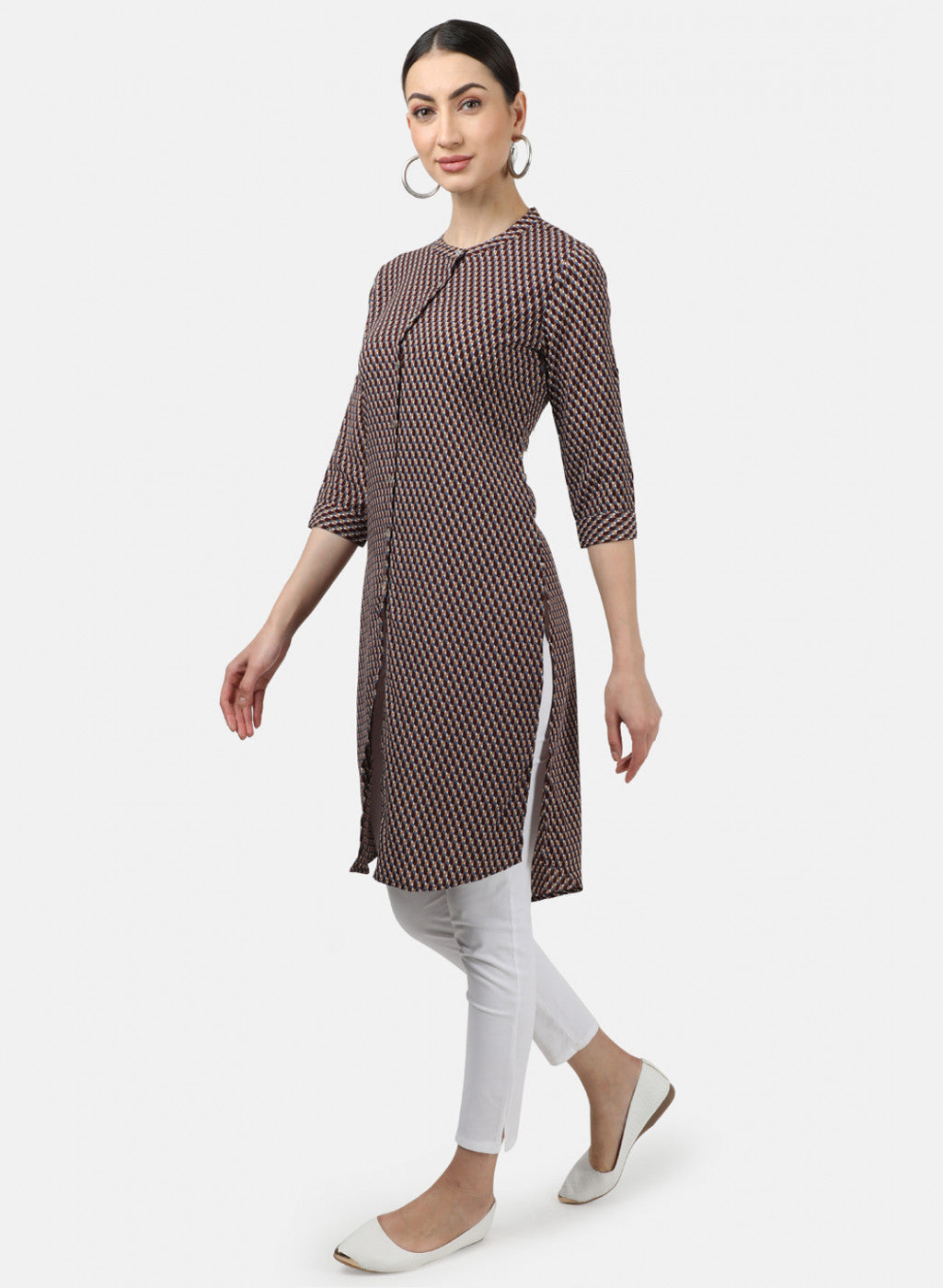 Womens Multi Color Printed Tunics