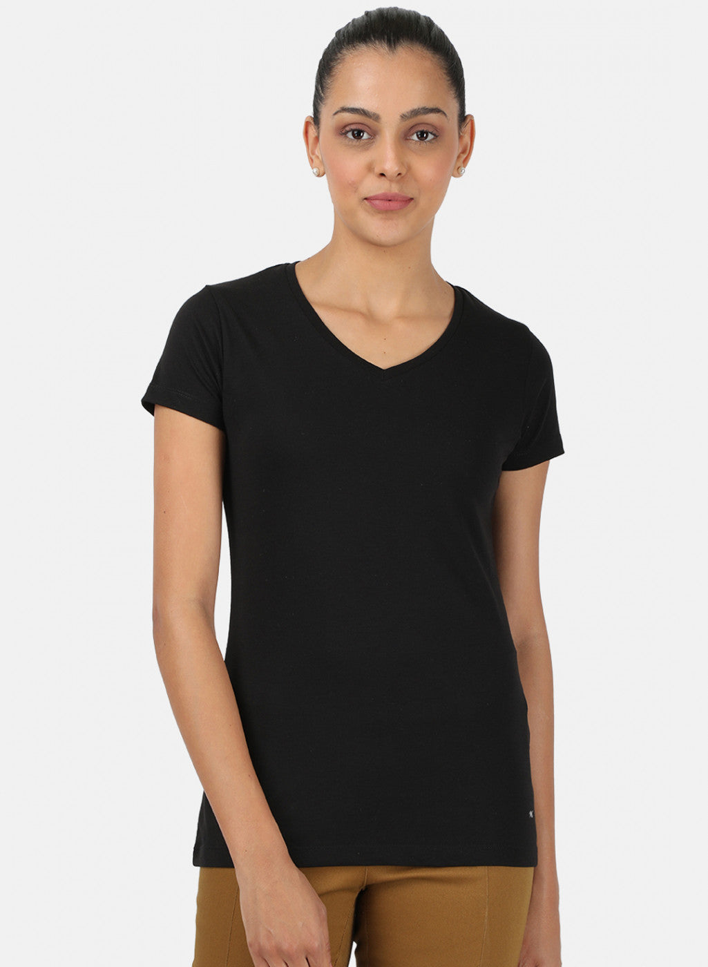 Womens Black & Grey Plain Top 2Pc Set