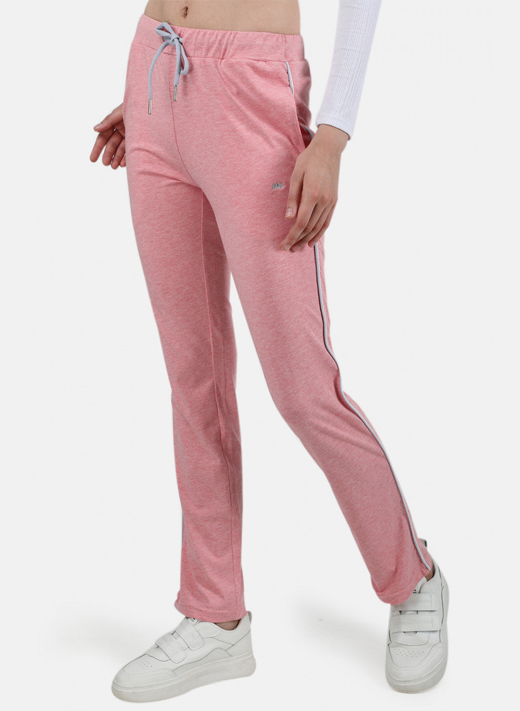 Womens Pink Plain Lower