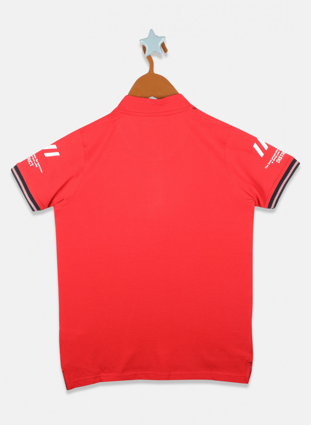 Boys Red Printed T-Shirts