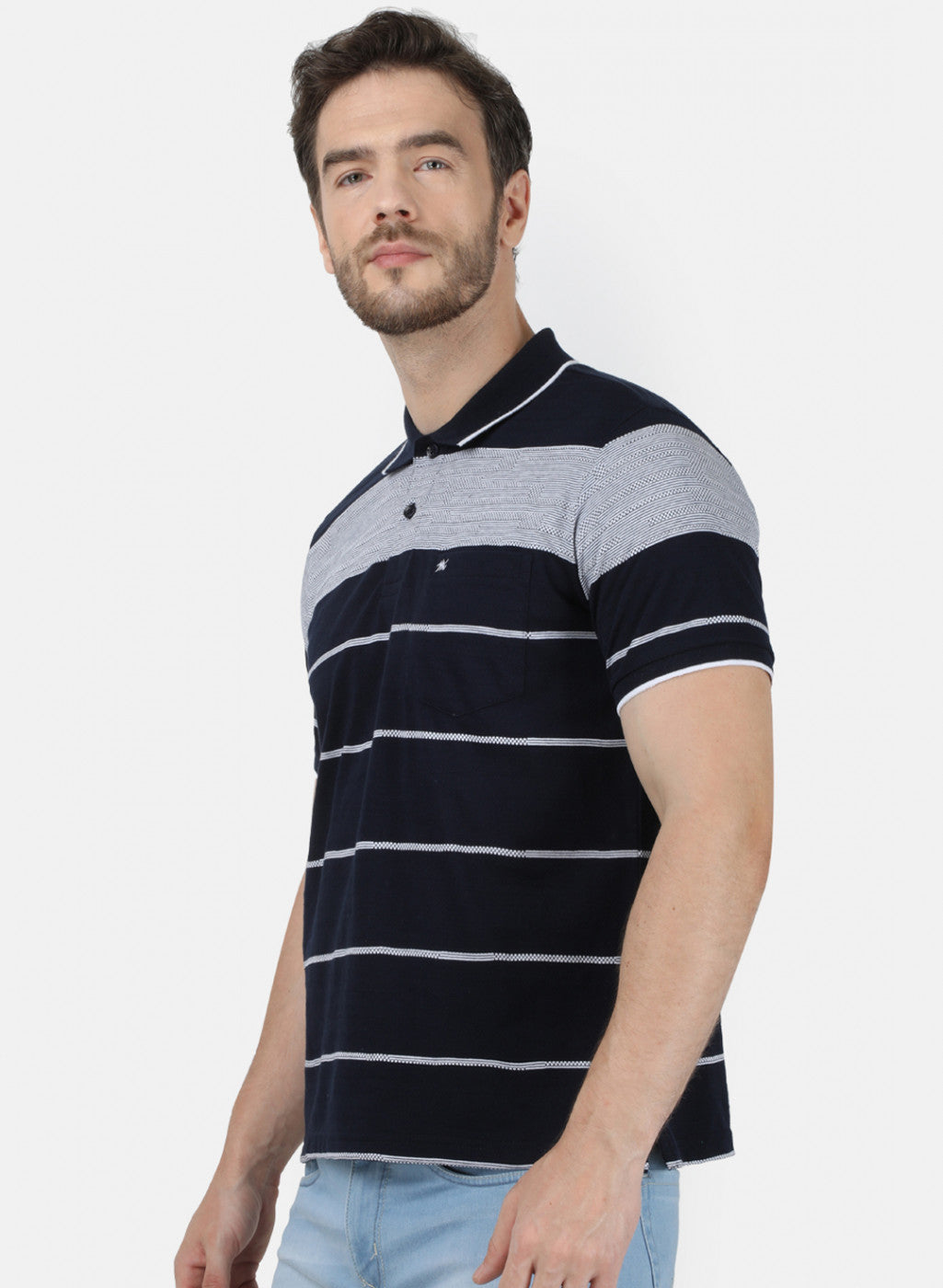 Mens NAvy Stripe T-Shirt