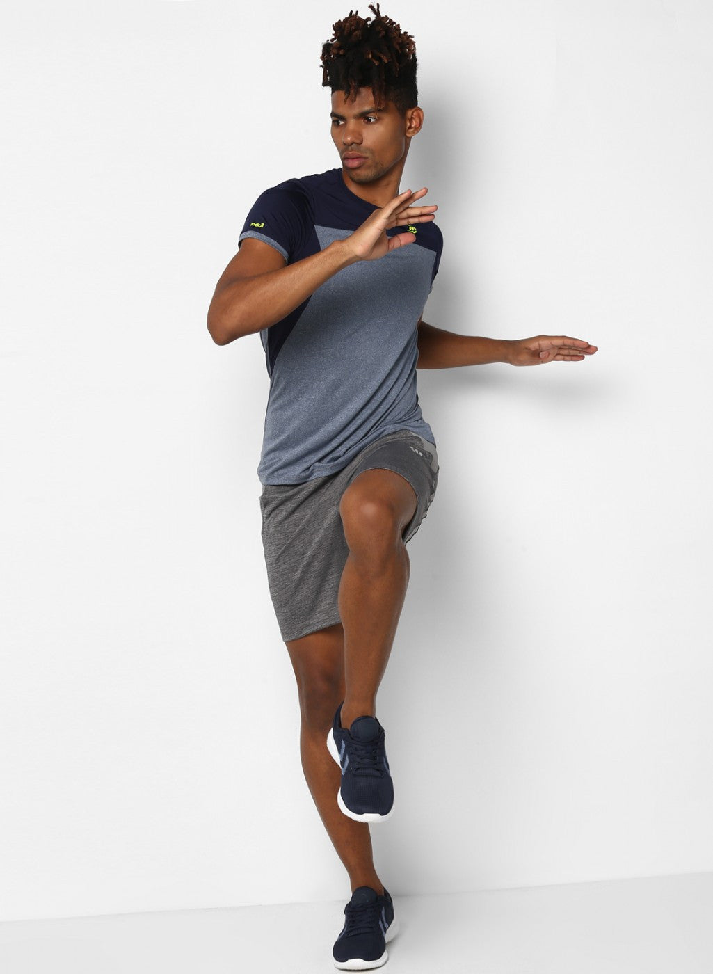 Rock.it Blue Round Neck Smart Fit T-Shirt