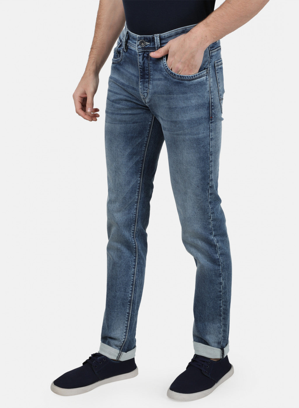 Mens Blue NArrow Denim